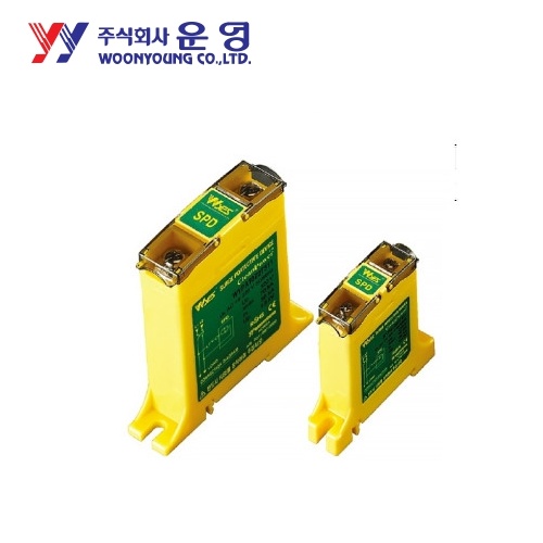 운영 WYPA1015T220 서지보호기 SPD 2W 단상일반형 15kA AC 220V 단상형 2W 딘레일 취부겸용