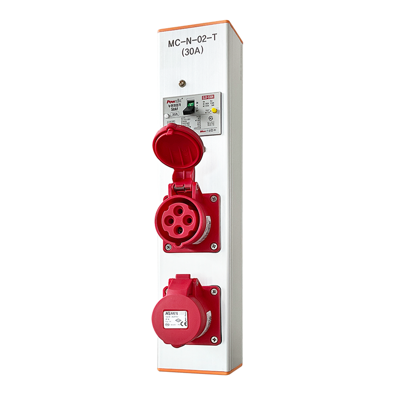 세기비즈 차단기형 동력용 소켓 콘센트 박스 380V 30A SG-MC-N-02-T(30A)