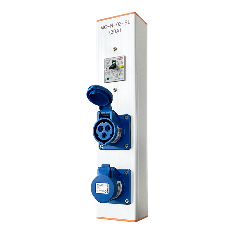 세기비즈 차단기형 동력용 소켓 콘센트 박스 220V 30A SG-MC-N-02-SL(30A)