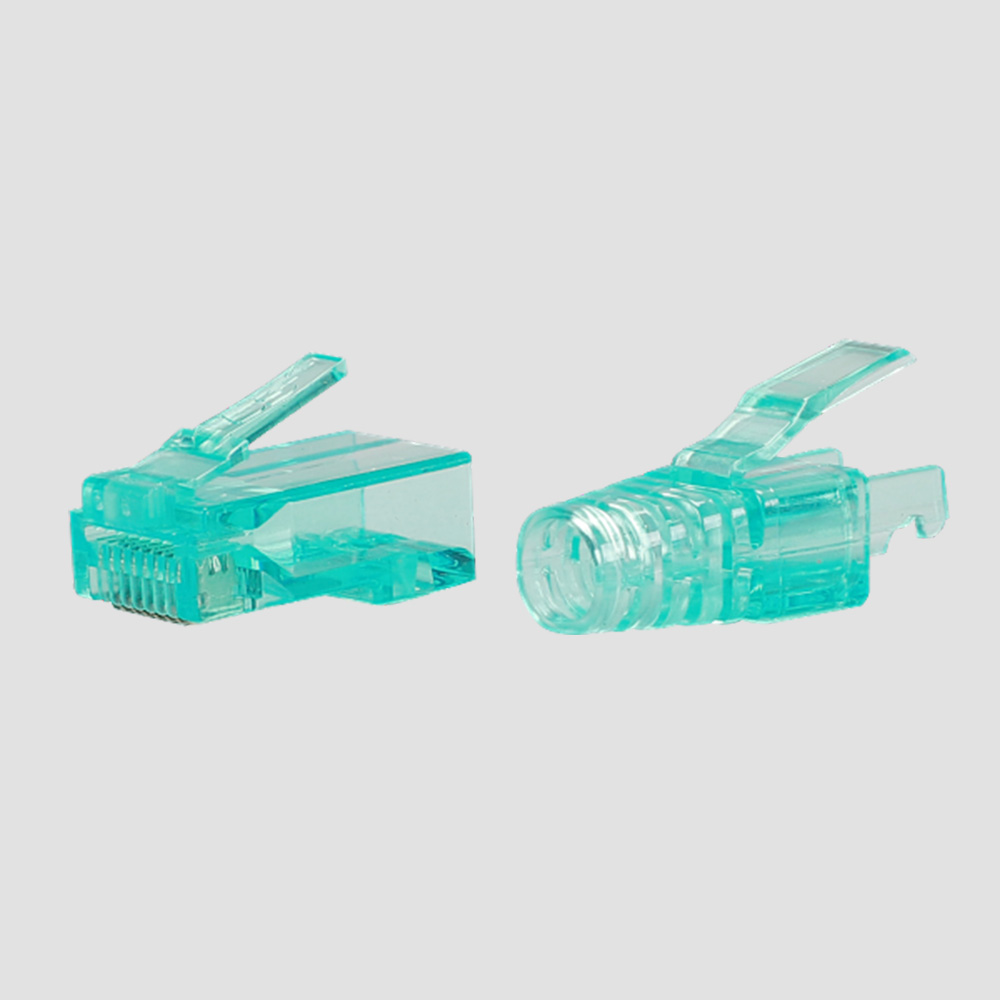 LS RJ-45 커넥터 8핀 CAT6 EZ 관통형 100개 연결 LAN 랜선 결합 I230230
