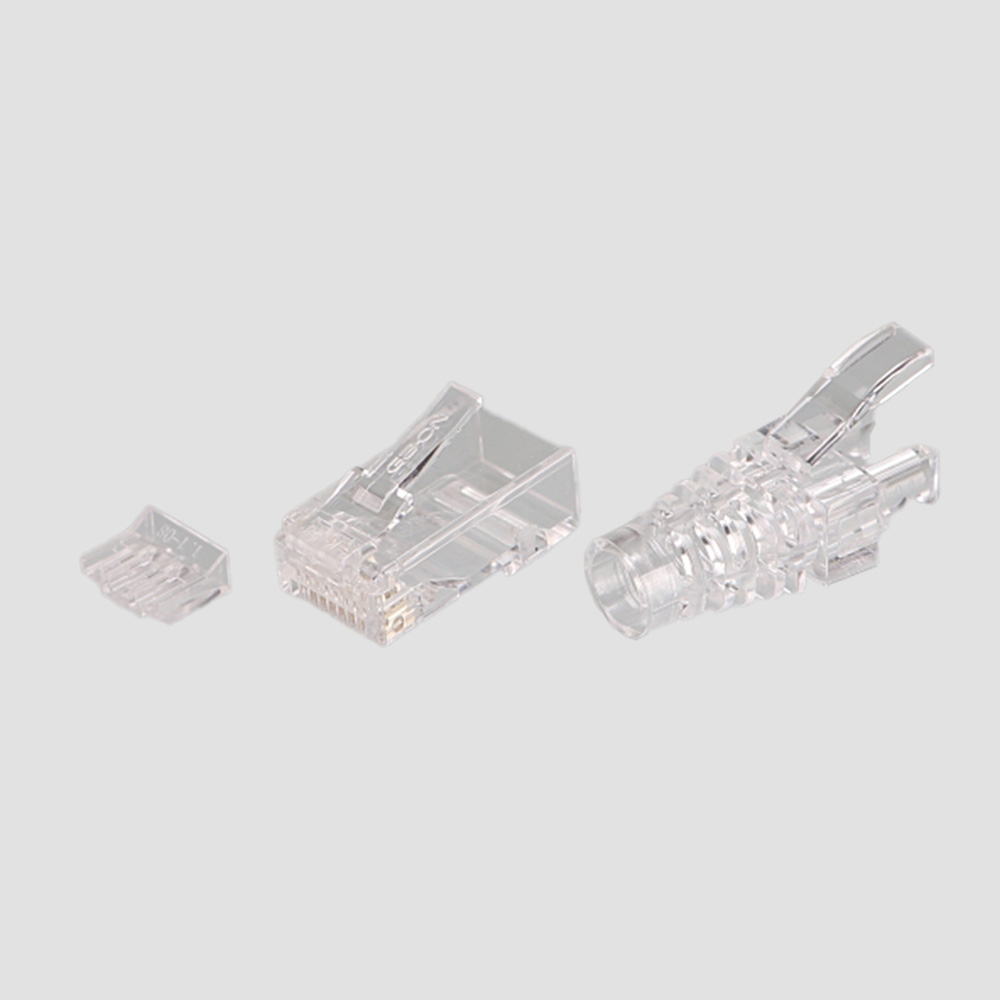가온전선 RJ-45 커넥터 J1881 8핀 UTP6용 100개 연결 LAN 랜선 결합 I236281