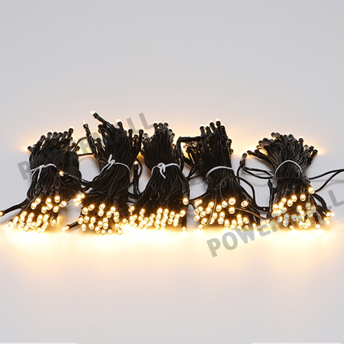 LED 300구 DC24V 검정선 전구색 크리스마스 트리 은하수 장식 전구 트리구 정류기 별도 I55926