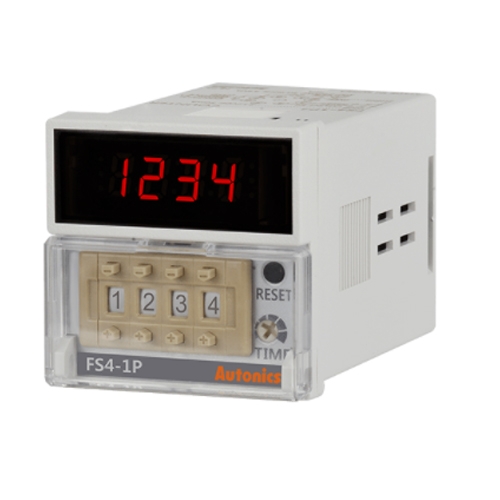 오토닉스 FS4-1P2 4digit 7 세그먼트 LED 8Pin 플러그타입 디지털 카운터