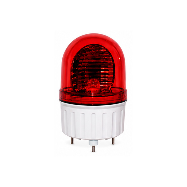 한영넉스 T060-PAA11R-D 적색 AC 110-220V 원형 회전점등 회전 경광등