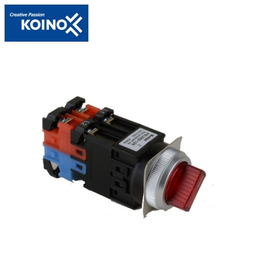 KOINO 건흥전기 KSL30S2 2단수동 230V 트랜스포머 부착형 조광 셀렉터 30파이 스위치