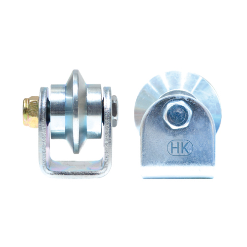 한국캐스터산업 HC-BR 152mm(6인치) 볼록 로라 고정 용접형 V앵글 바퀴 HC-43099