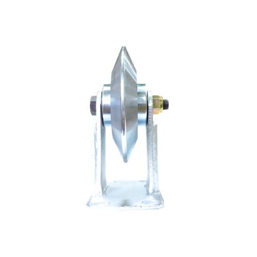 한국캐스터산업 HC-PBR 152mm(6인치) 볼록 로라 고정 플레이트 V앵글 바퀴 HC-43084