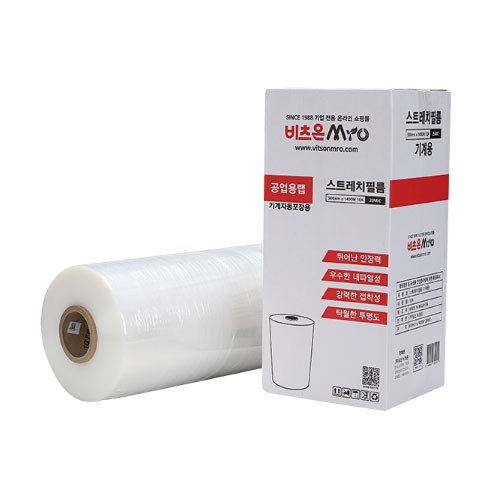 비츠온 기계용 스트레치필름 500mmx1400M 25mic I73110