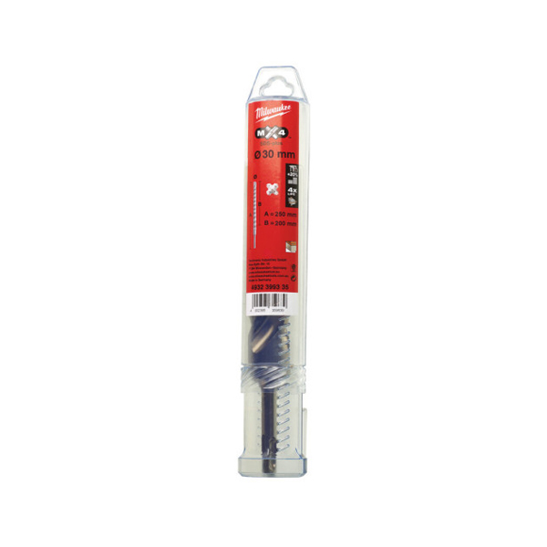 밀워키 SDS+ 4날 드릴비트 30x250mm Gen2 129305840 I457323