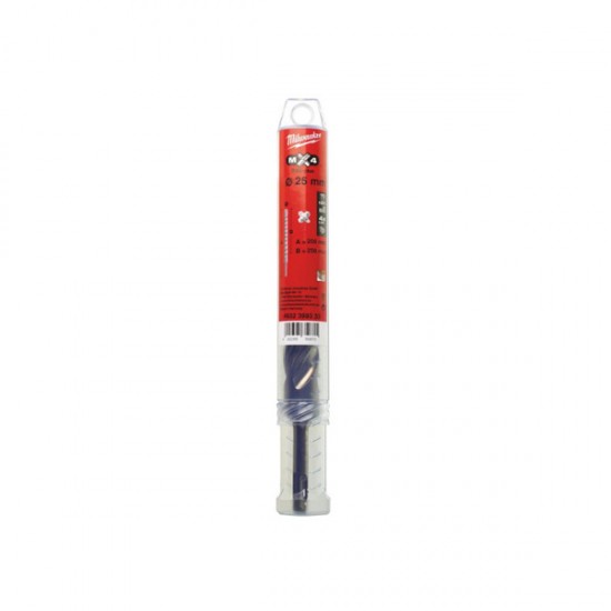 밀워키 SDS+ 4날 드릴비트 25x250mm Gen2 129305836 I457319