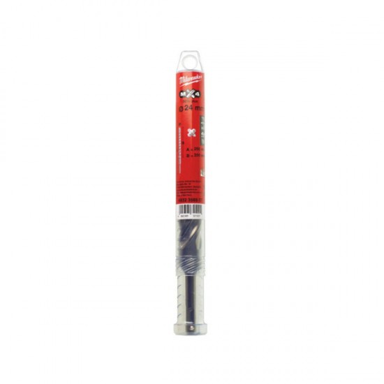 밀워키 SDS+ 4날 드릴비트 24x250mm Gen2 129305834 I457317