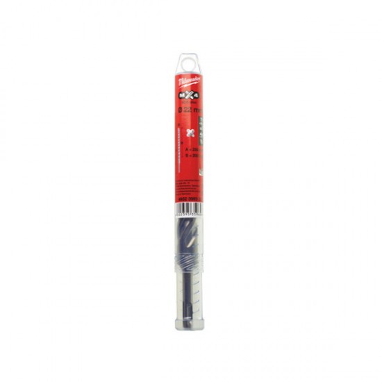 밀워키 SDS+ 4날 드릴비트 22x250mm Gen2 129305832 I457315