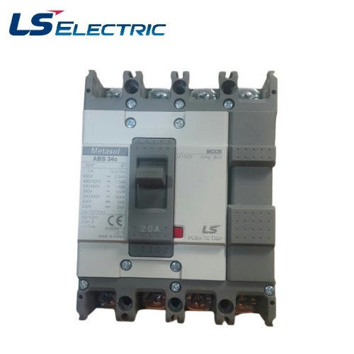 LS산전 ABS34c 15A 30AF 표준형 배선용차단기 MCCB