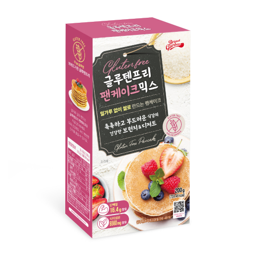 [브레드가든] 글루텐프리 팬케이크 믹스(200g/단백질,섬유질 함유)
