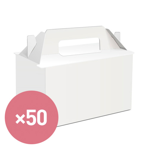 [코지아트]조각케이크 박스 (50개입/중/스타벅스st)