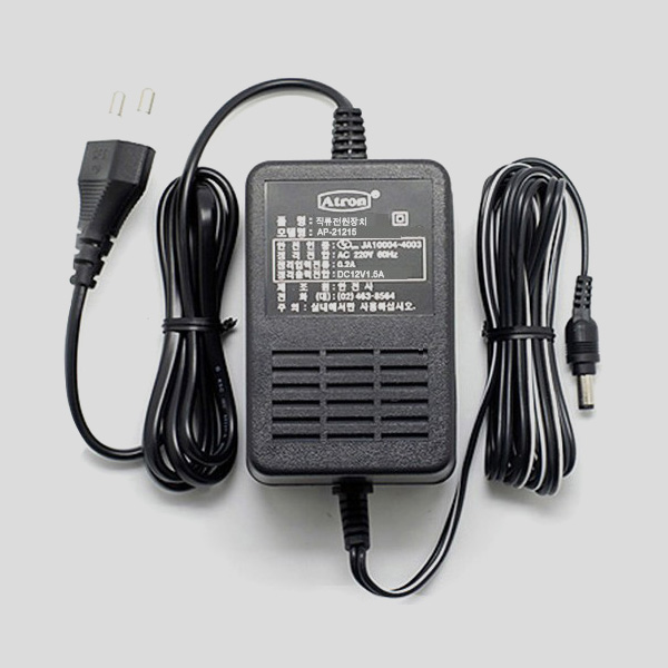 DC 12V 1.5A 충전기 어댑터 안전사 SMPS AC 직류전원장치
