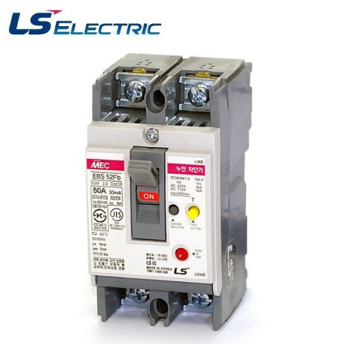 LS산전 EBS52Fb 40A 분전반용 공업용 누전 차단기