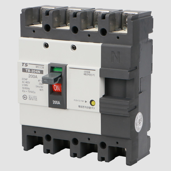 태성 4P 200A 25KA 배선차단기 산업용 TB 204N (TSB 204) I8424
