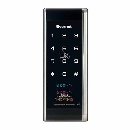 에버넷 EN250H 미닫이문용 디지털 도어록 도어락 보조키 I444827