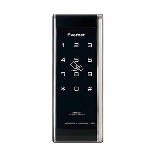 에버넷 SH-EN250-S 유리문용 샤시문용 디지털 도어록 도어락 I105636