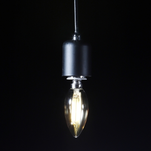 비츠온 LED 에디슨 촛대구 골드 전구 4W 2.7K E14 KS YGA16A00-C35-G041430 I53828