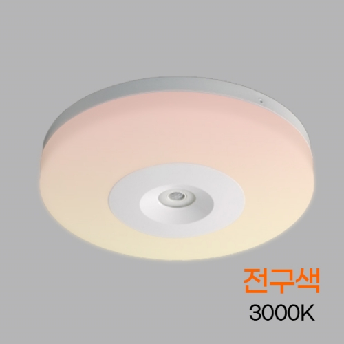 LED 그린티 원형 센서등 고효율 프리미엄 15W 마이콤센서 전구색 I393470