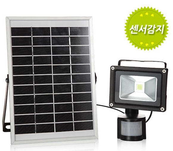 이글스 10W 투광등 센서감지 태양광 LED 센서등 I237249
