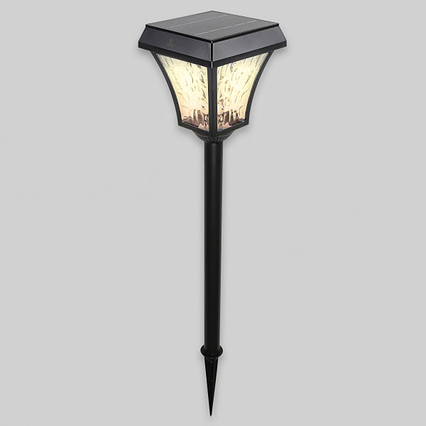 비츠온 블랙 XH-F005 전구색 태양광 LED 잔디등 I426483