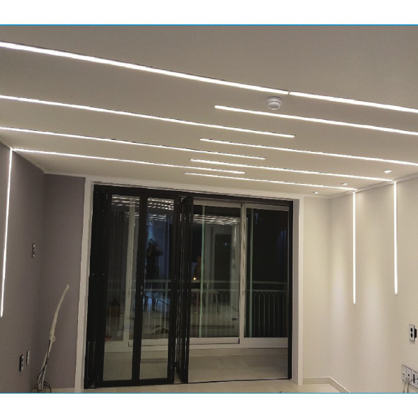 런전자 라인 조명등 매입형 인테리어용 LED 조명 R12D-3000 원터치 클립형