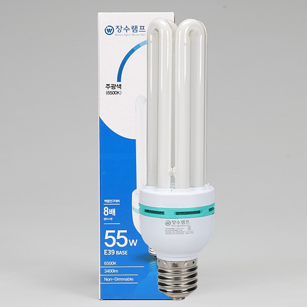 장수 EL 램프 55W E39 주광색 EL55EX-D/39 전구 조명 삼파장 I434572