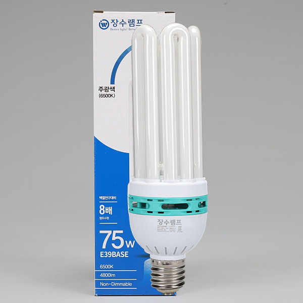 장수 EL 램프 75W E39 주광색 EL75EX-D 전구 조명 삼파장 I434573