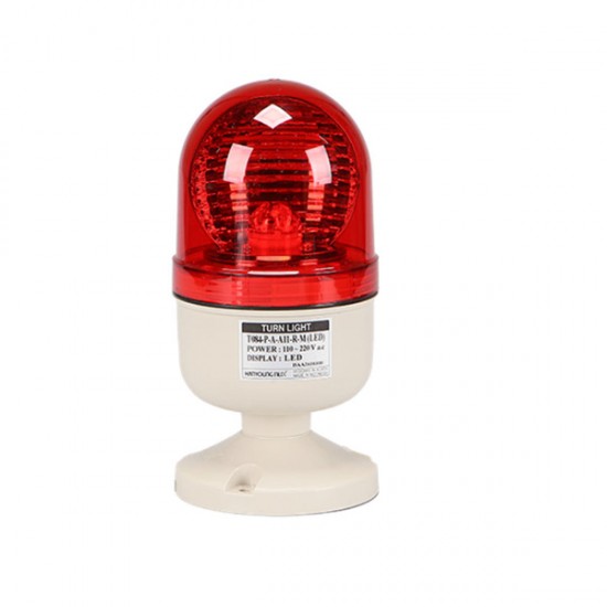 한영넉스 T084-FAA11Y-M(LED) 황색 AC 110-220V 원형 회전점등 회전 경광등