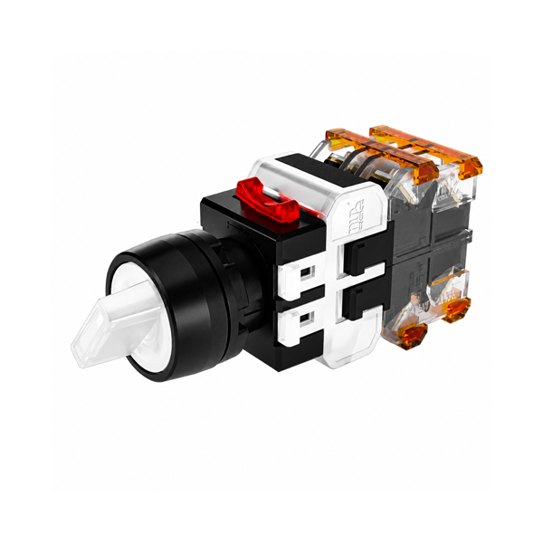 한영넉스 MRT-T3A2A0R 빨강색 22파이 3단 유지 돌출 2a2b AC100-240V 조광용 셀렉터 스위치