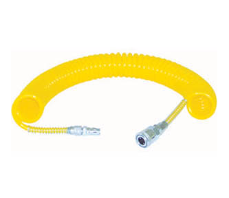 쌍마 10mm7.5M 노랑 보급형 PE 코일호스 I107677