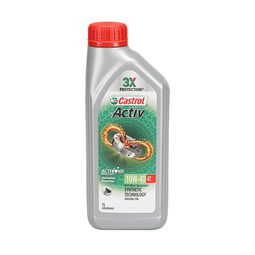 CASTROL 4행정 4싸이클 오토바이 예초기 내연기관용 윤활유 엔진오일 1L I261454