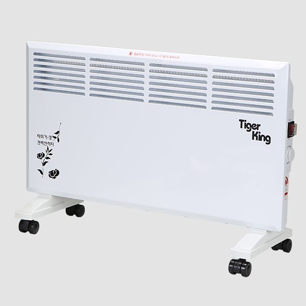 타이거킹 1.6KW TKC-16SW 5평 라디에이터 컨백터 난로 히터 난방기 I21136