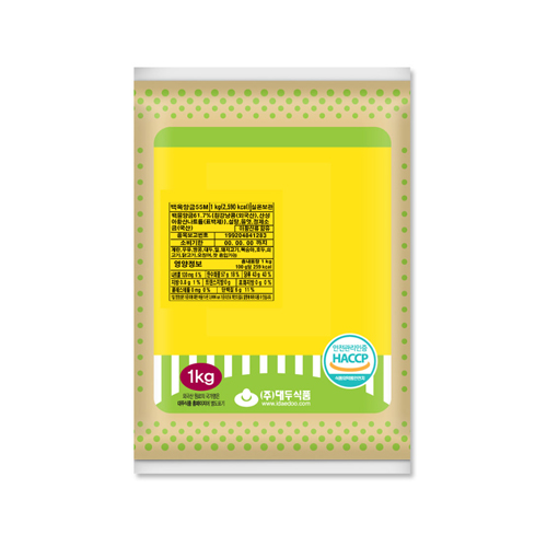 [대두식품]백옥앙금 55M(백앙금/1kg)