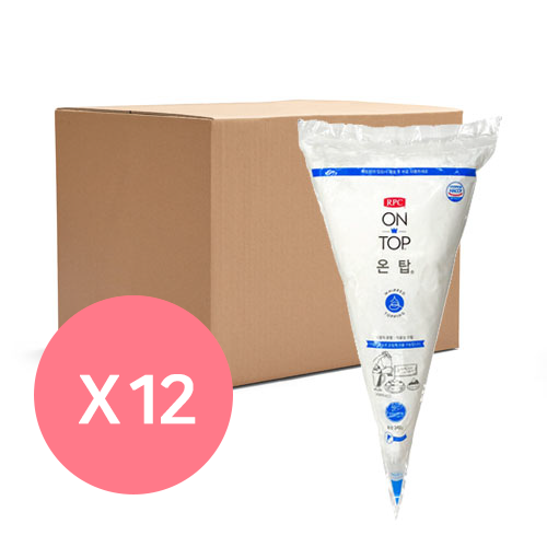 [온탑]냉동 휘핑크림(340g*12개입/휘핑완료)