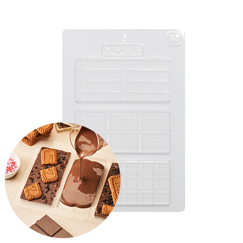 바크초콜릿 몰드(3종/판초콜릿/바크초콜릿/블럭몰드)