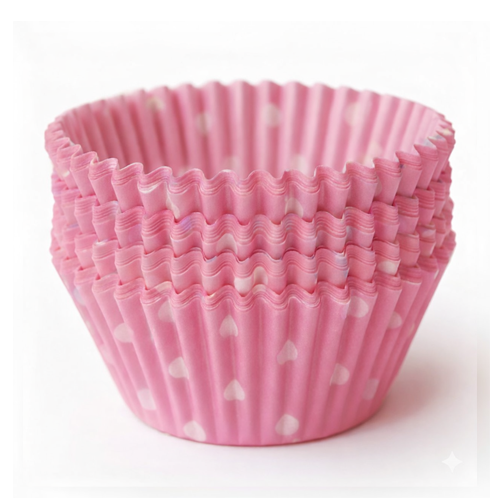파스텔도트 베이킹컵(45mm/핑크/머핀용/150매)