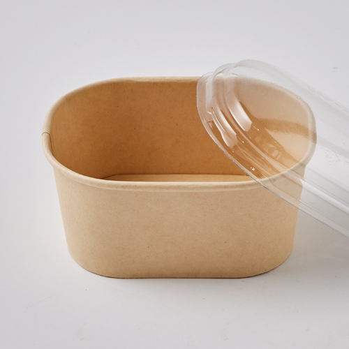 타원형 미니디저트용기 크라프트 SET 100개입 (105*80*50)