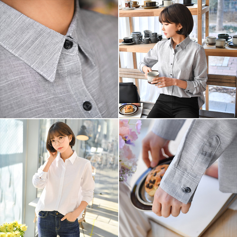 카즈 데일리 카라 셔츠