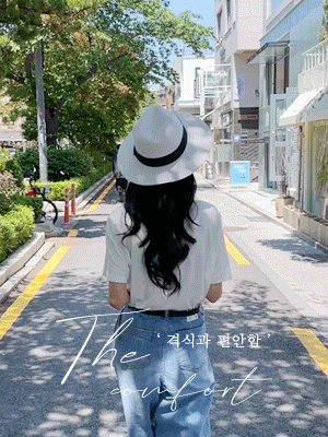 편안 오픈카라 반팔 블라우스 티