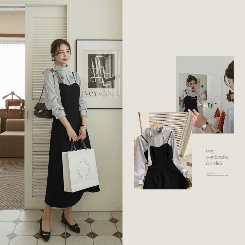 모트 뷔스티에 원피스