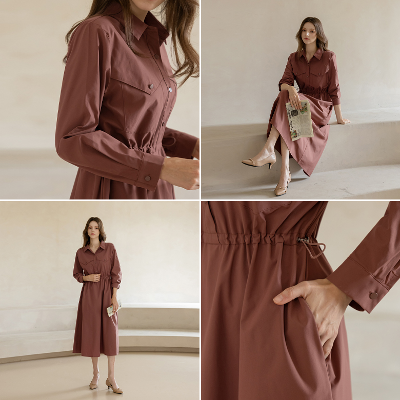 [뮤즈린] 데이린 스트링 롱 원피스