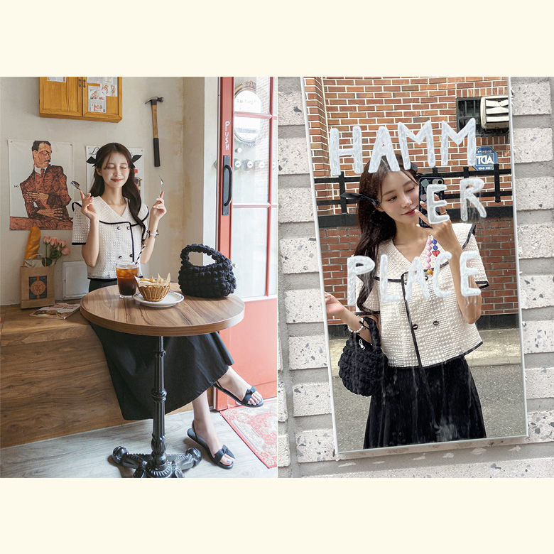 베베 빅카라 레이스 자켓