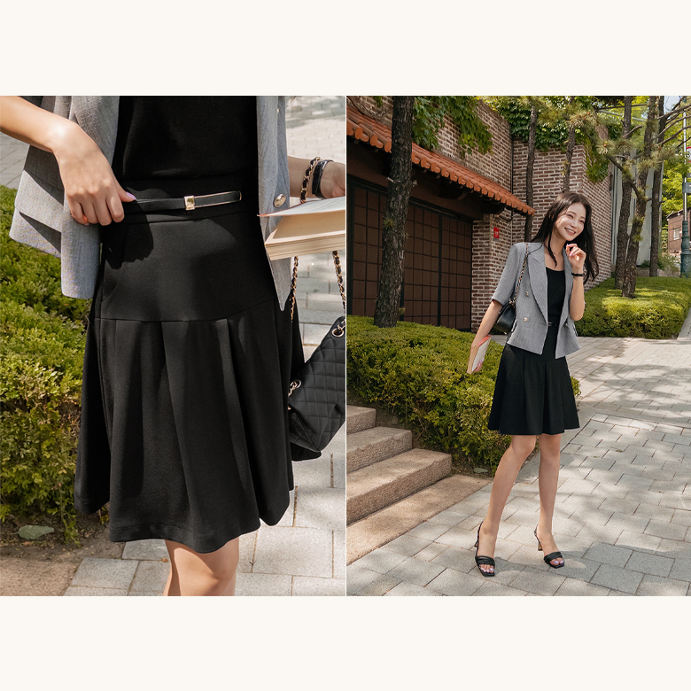 수즈 쫀득 큐롯 치마바지 [밴딩]