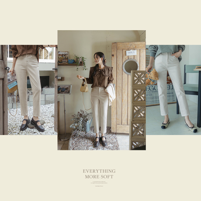 호즌 코튼 스판 팬츠 [밴딩]