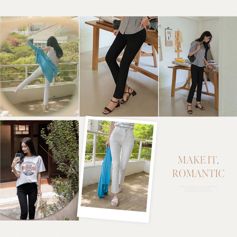 에브리데이 썸머 일자핏 팬츠 [밴딩]